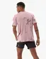 Compressport Performance Hardloopshirt Korte Mouwen Roze Tie Dye