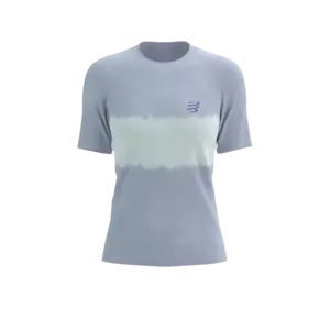 Compressport Performance Hardloopshirt Korte Mouwen Paars/Wit Dames