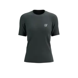 Compressport Performance Hardloopshirt Korte Mouwen Zwart Dames