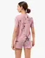 Compressport Performance  Hardloopshirt Korte Mouwen Roze Tie Dye Dames