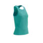 Compressport Performance Hardloop Singlet Groen/Blauw Dames
