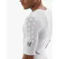 Compressport Aero Seamless Trisuit Korte Mouwen Wit/Zwart Heren