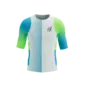 Compressport Stream Tri Top Korte Mouwen Wit/Bauw/Groen Heren