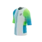 Compressport Stream Tri Top Korte Mouwen Wit/Bauw/Groen Heren