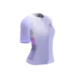 Compressport Stream Tri Top Korte Mouwen Lichtpaars/Roze Dames
