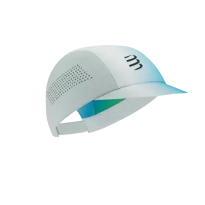 Compressport Pro Racing Cap Wit/Blauw/Groen