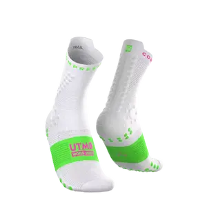 Compressport Pro Racing v4.0 Trail Compressiesokken Wit