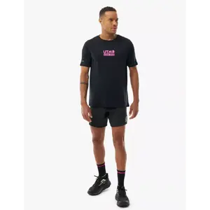 Compressport Training Hardloopshirt Korte Mouwen Zwart Heren