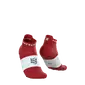 Compressport Pro Racing v4.0 Ultralight Run Low Compressiesokken Rood/Wit