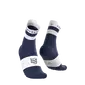 Compressport Pro Racing v4.0 Run High Compressiesokken Donkerblauw/Wit