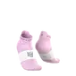Compressport Pro Racing v4.0 Run Low Compressiesokken Roze/Wit