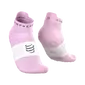 Compressport Pro Racing v4.0 Run Low Compressiesokken Roze/Wit