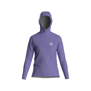 Compressport Hurricane Waterproof Hardloopjack Paars Dames