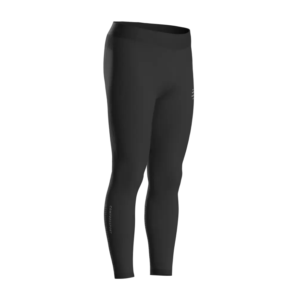 COMPRESSPORT Winter Run Hardloopbroek Lang Zwart Heren