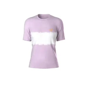 Compressport Performance Hardloopshirt Korte Mouwen Paars/Wit Dames