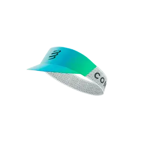 Compressport Pro Racing Star Visor Wit/Blauw