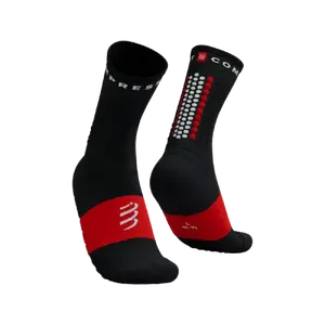 Compressport Ultra Trail Compressiesokken v2.0 Zwart/Rood