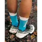Compressport Pro Racing v4.0 Trail Compressiesokken Blauw/Neon Groen