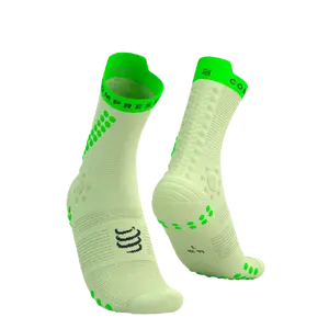 Compressport Pro Racing v4.0 Trail Compressiesokken Groen/Neon Groen