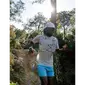 Compressport Trail Racing Hardloopshirt Korte Mouwen Lichtgrijs/Blauw Heren