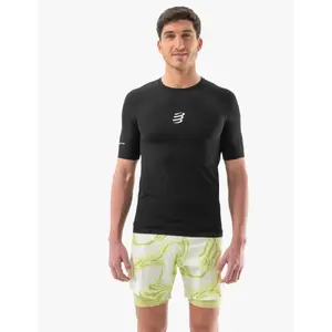 Compressport Trail Racing Hardloopshirt Korte Mouwen Zwart Heren