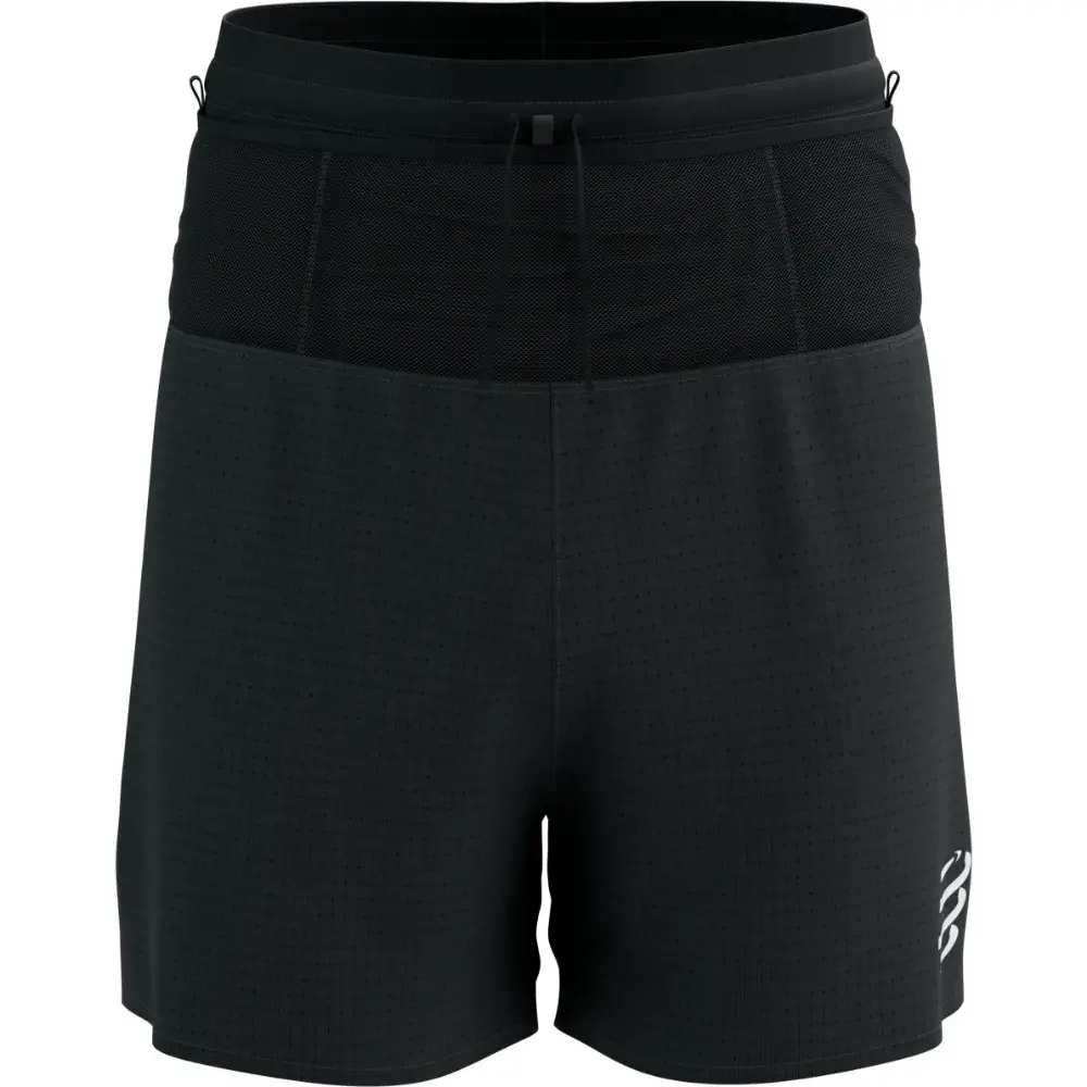 COMPRESSPORT Trail Racing Hardloopbroek Kort Zwart Heren