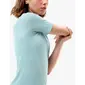 Compressport Trail Racing Hardloopshirt Korte Mouwen Lichtblauw Dames