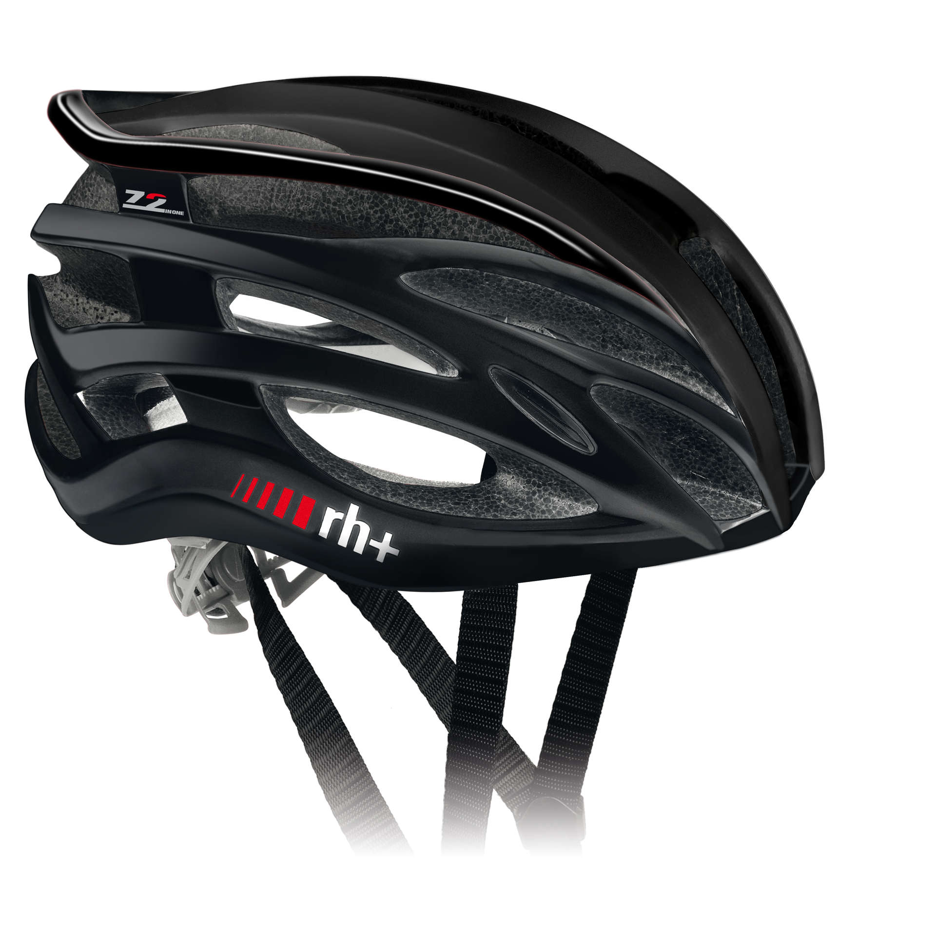 RH+ Two in One MTB Fietshelm Mat Zwart/Zwart