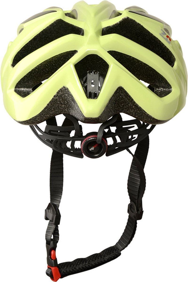 RH+ Z Zero Race Fietshelm Mat Zwart/Lime
