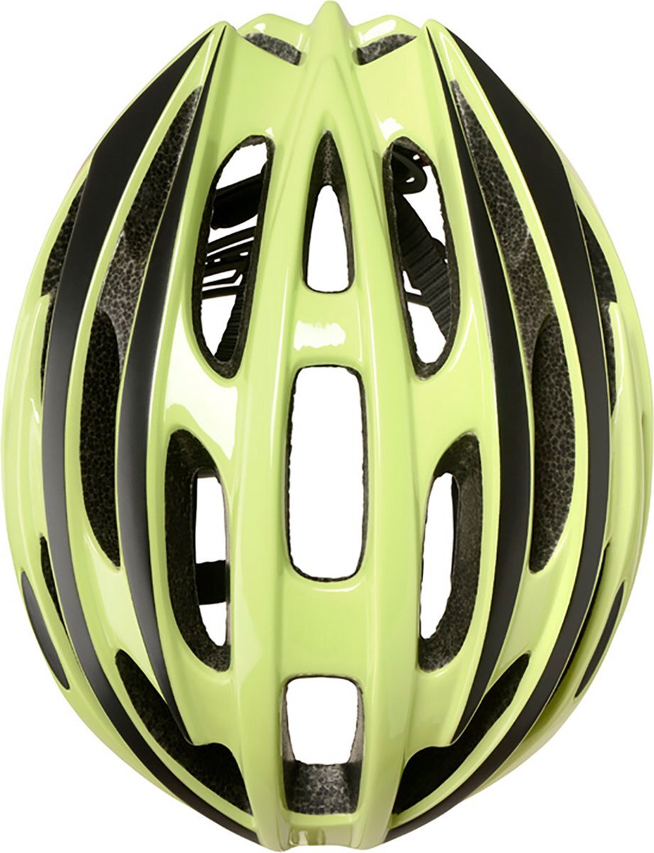 RH+ Z Zero Race Fietshelm Mat Zwart/Lime