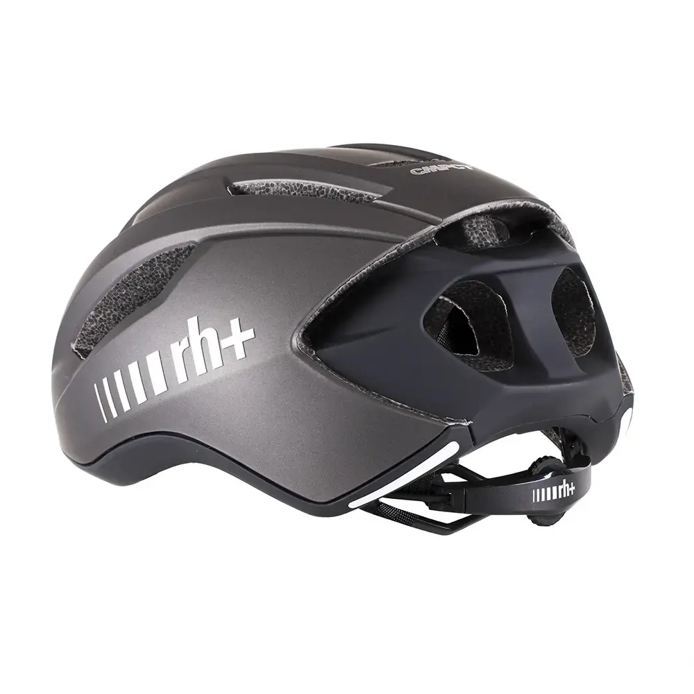 RH+ COMPACT Race Fietshelm Mat Zwart/Metaal
