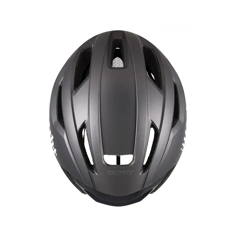 RH+ COMPACT Race Fietshelm Mat Zwart/Metaal