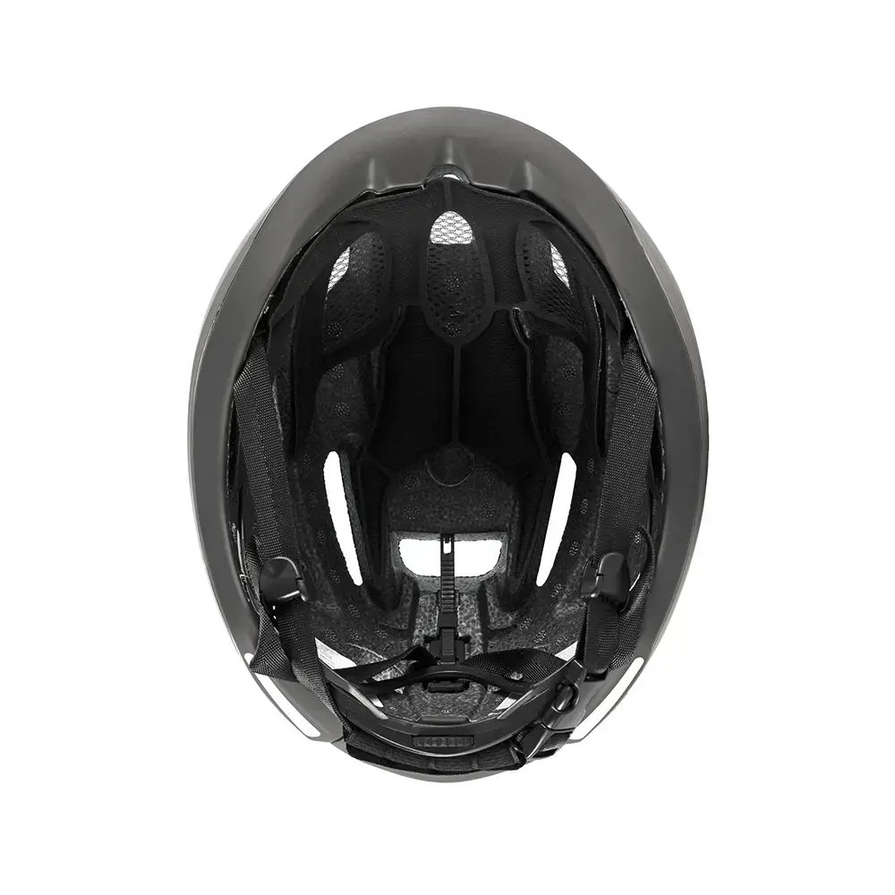 RH+ COMPACT Race Fietshelm Mat Zwart/Metaal