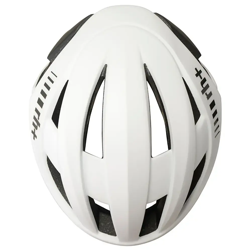 RH+ VIPER Race Fietshelm Mat Wit/Zwart