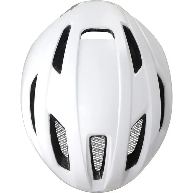 RH+ COMPACT Race Fietshelm Wit/Zilver