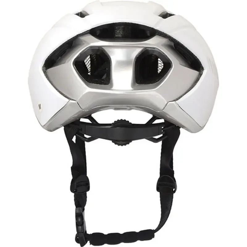 RH+ COMPACT Race Fietshelm Wit/Zilver