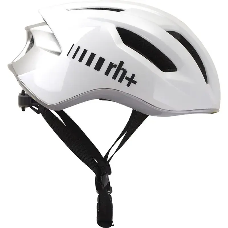 RH+ COMPACT Race Fietshelm Wit/Zilver