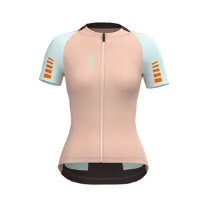 RH+ Sirio Fietsshirt Korte Mouwen Sunset Dames