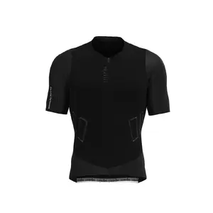 RH+ Like Fietsshirt Korte Mouwen Zwart Heren