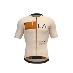 RH+ Nomad Pro Fietsshirt Korte Mouwen Beige Heren