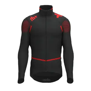RH+ Glod Fietsjack Zwart/Rood Heren