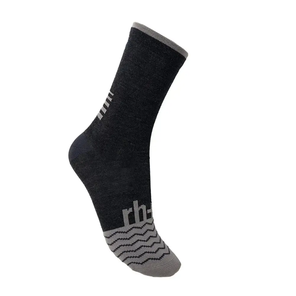RH+ Merino 15 Fietssokken Grijs/Grijs