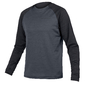Endura SingleTrack Fleece MTB Fietsshirt Lange Mouwen Zwart Heren