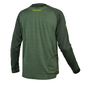 Endura SingleTrack Fleece MTB Fietsshirt Lange Mouwen Groen Heren
