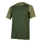 Endura GV500 Foyle Tech Gravel Fietsshirt Korte Mouwen Groen Heren