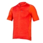 Endura GV500 Reiver Gravel Fietsshirt Korte Mouwen Rood Heren