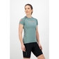 Endura Single Track MTB Fietsshirt Korte Mouwen Groen Dames