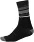 Endura BaaBaa Merino Stripe Fietssokken Zwart/Grijs