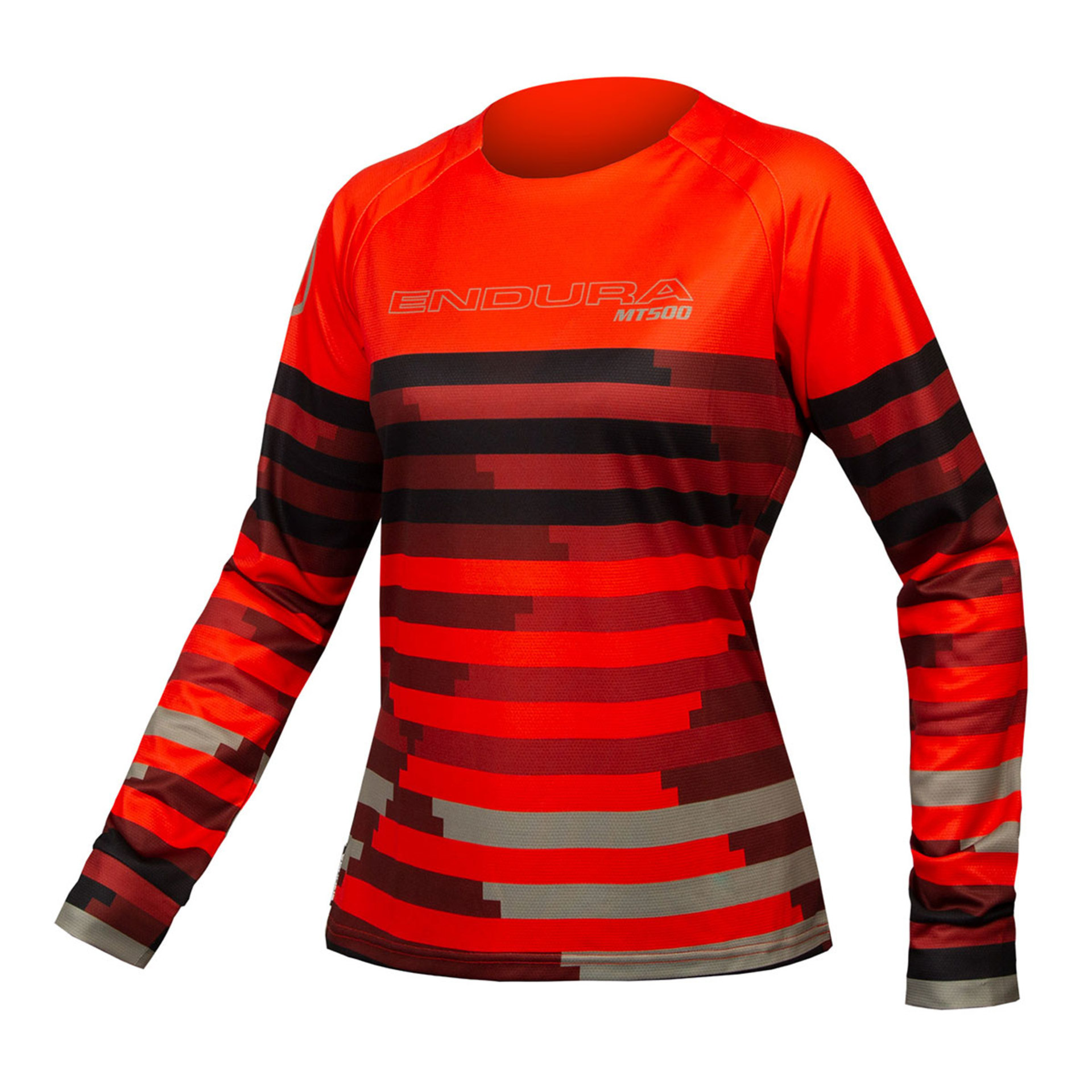Endura MT500 Supercraft MTB Fietsshirt Lange Mouwen Rood Dames
