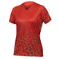 Endura SingleTrack Print MTB Fietsshirt Korte Mouwen Rood Dames